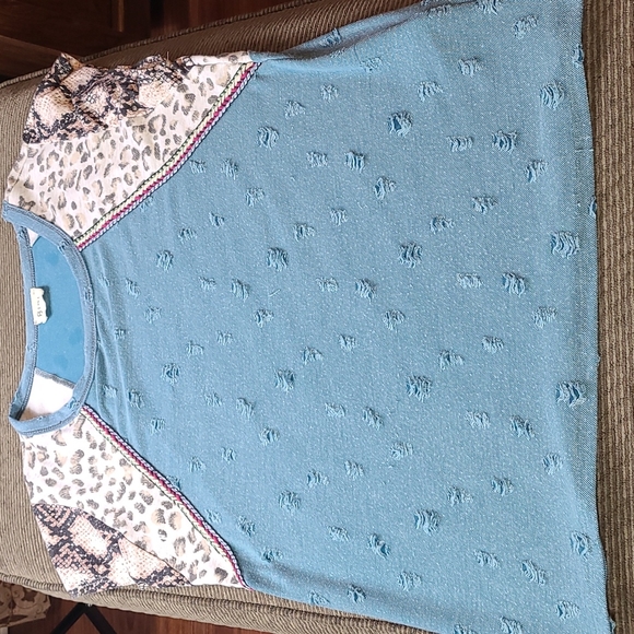 Bibi Mixed Print Blouse - Picture 11 of 11